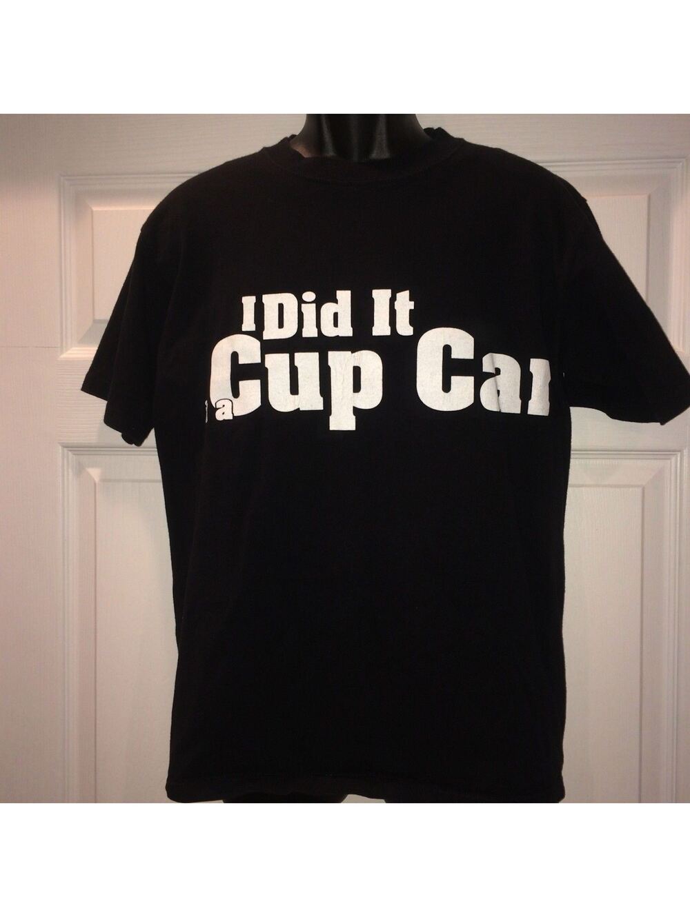 NASCAR Jeff Gordon Racing School I Did It In a Cup Car Black T Shirt Size Medium